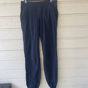 Lululemon BLACK Run Dog Runner Double Layer Lined Pant Black Size 6